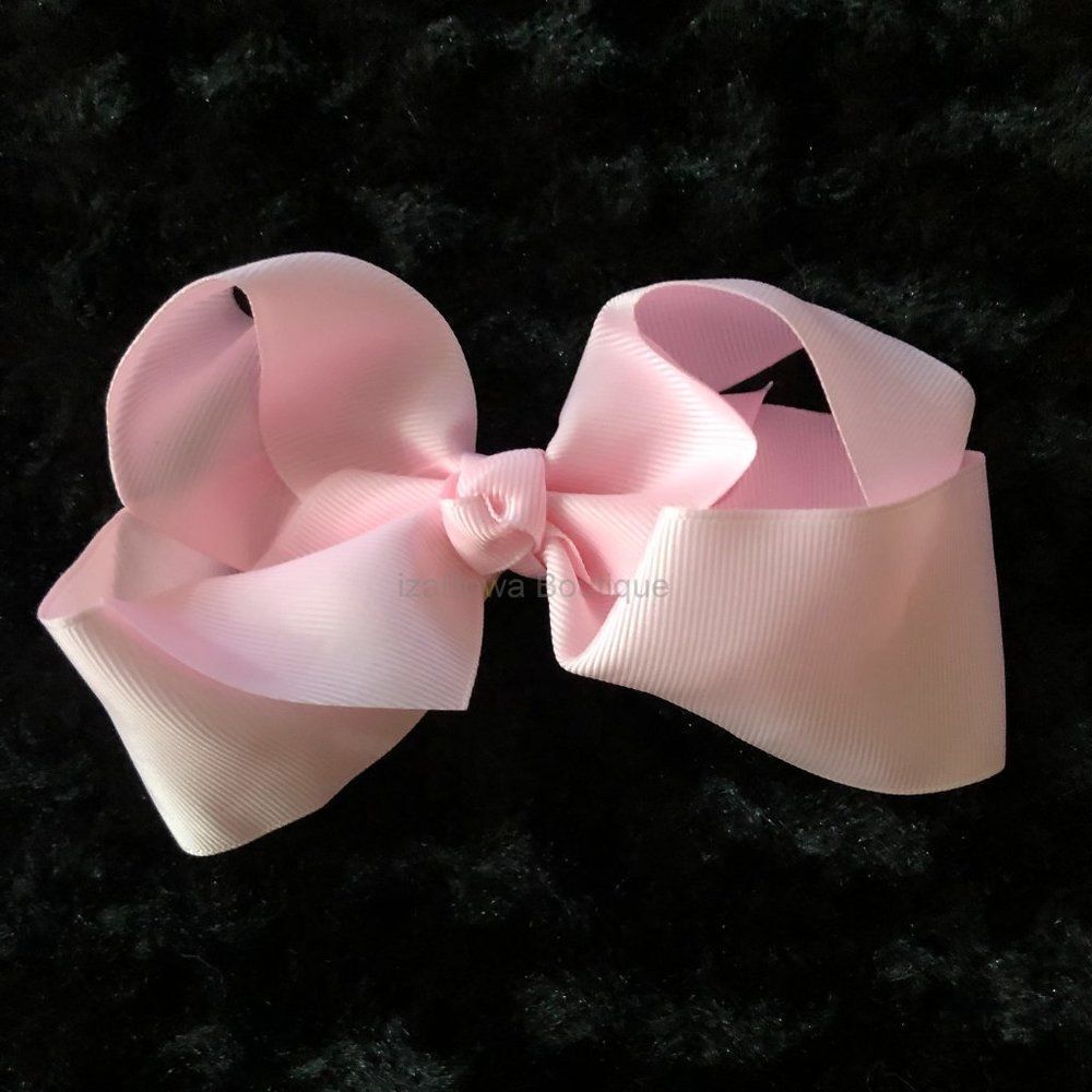 Light Pink 6" Boutique Bow  4B2329  Handmade NWT Boutique